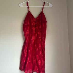 Fredericks of Hollywood red slip